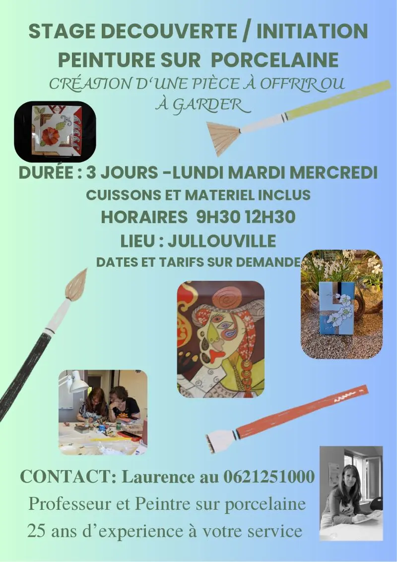 Stage de peinture sur porcelaine 2025