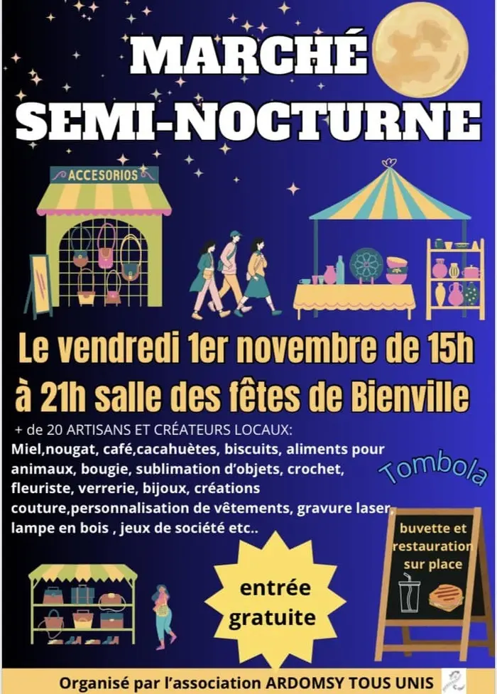 Marché semi-nocturne