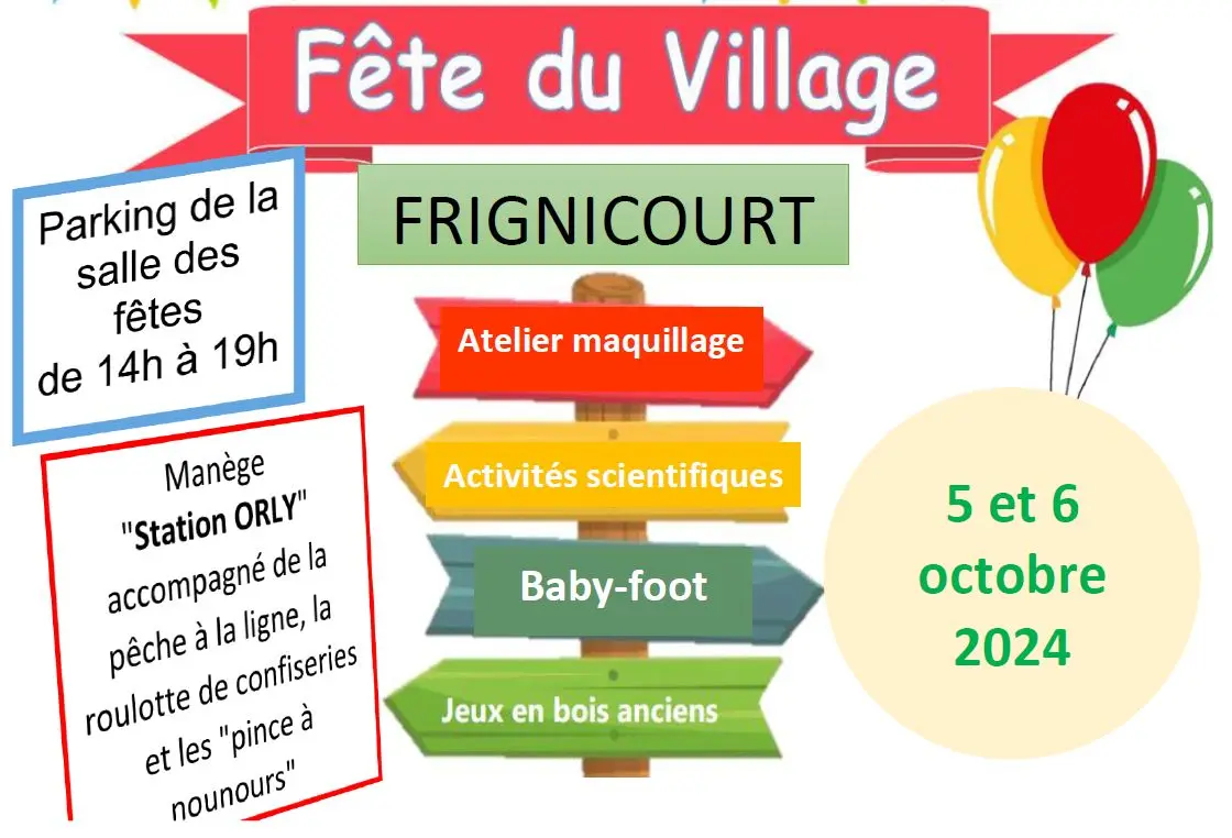 FETE DU VILLAGE FRIGNICOURT