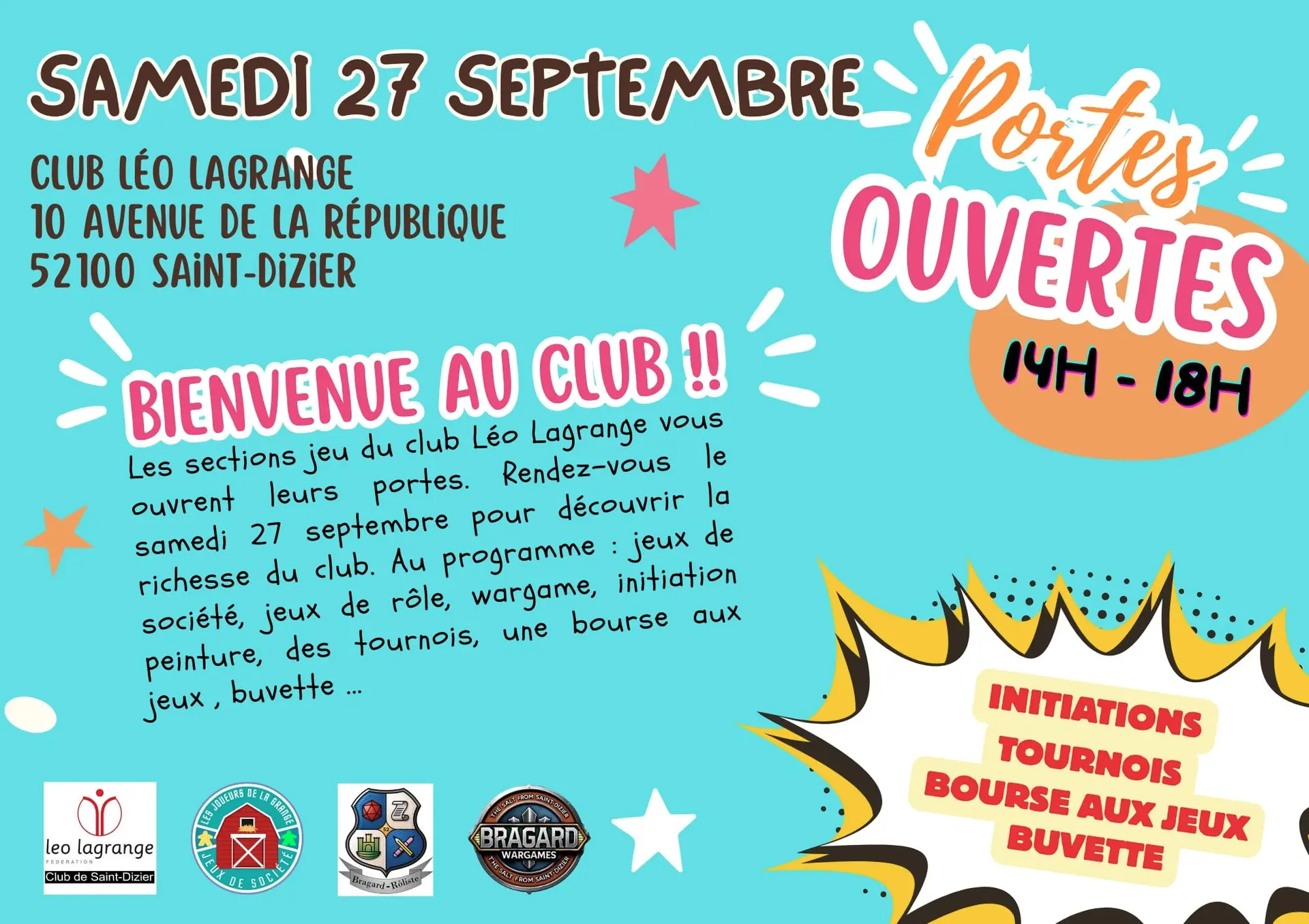 Portes Ouvertes Club Léo Lagrange