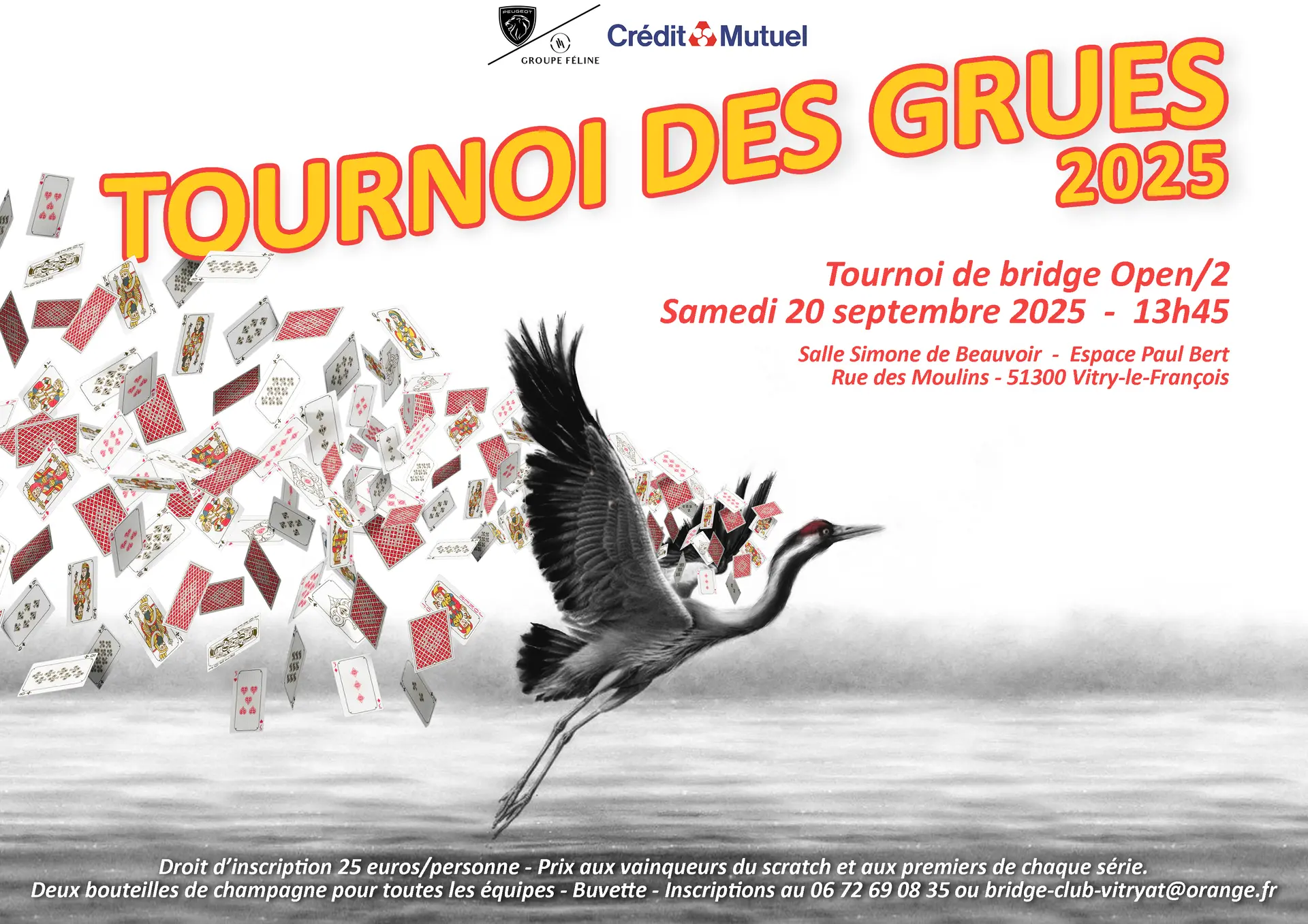 TOURNOI DES GRUES BRIDGE