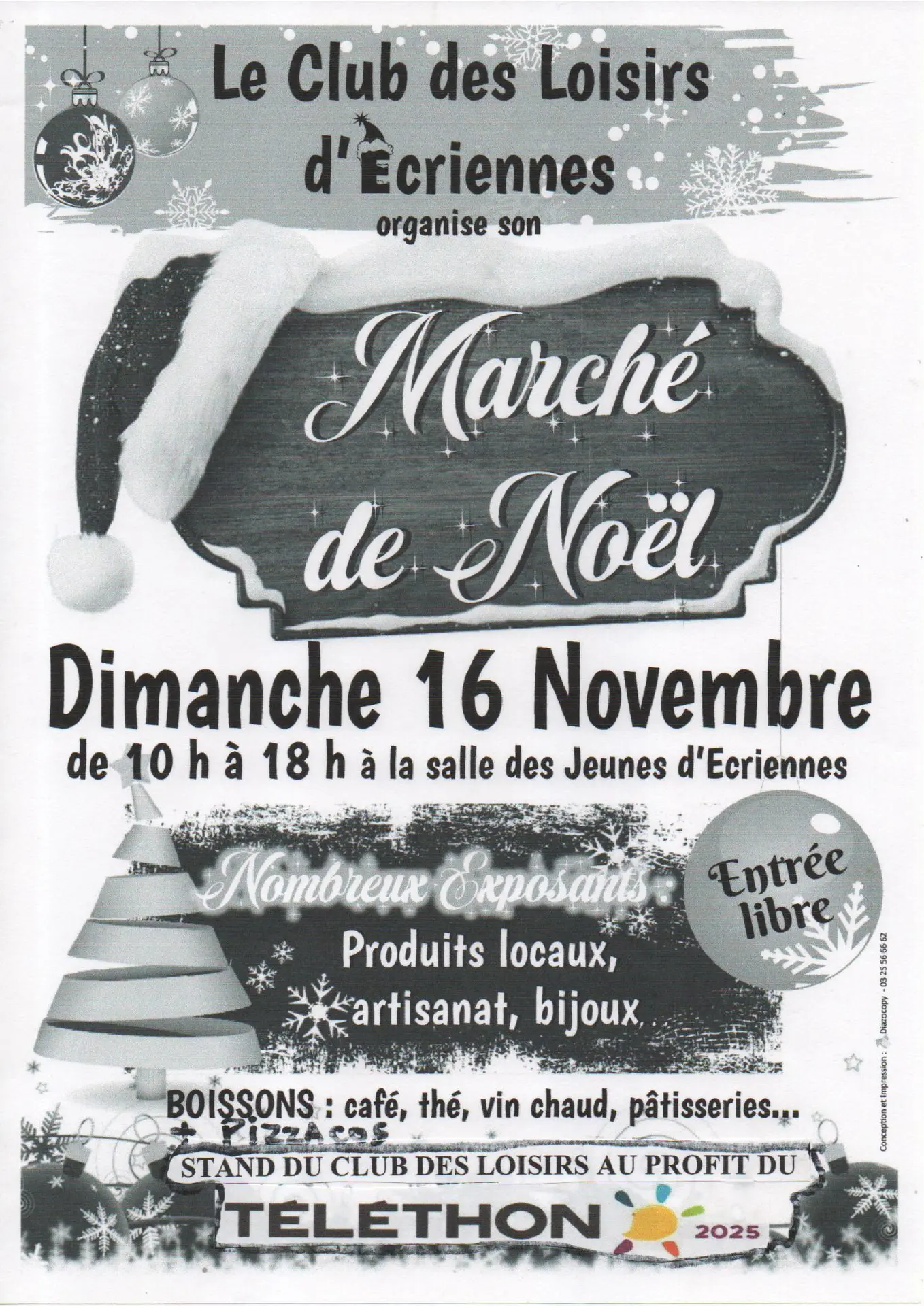Marché de Noël ECRIENNES16112025