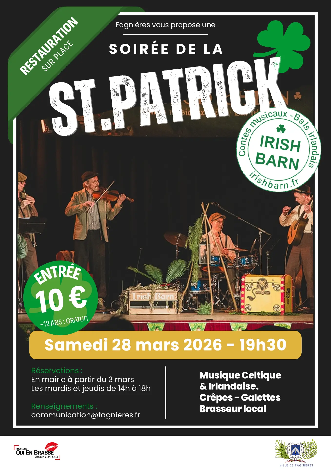 Affiche St. Patrick 2026