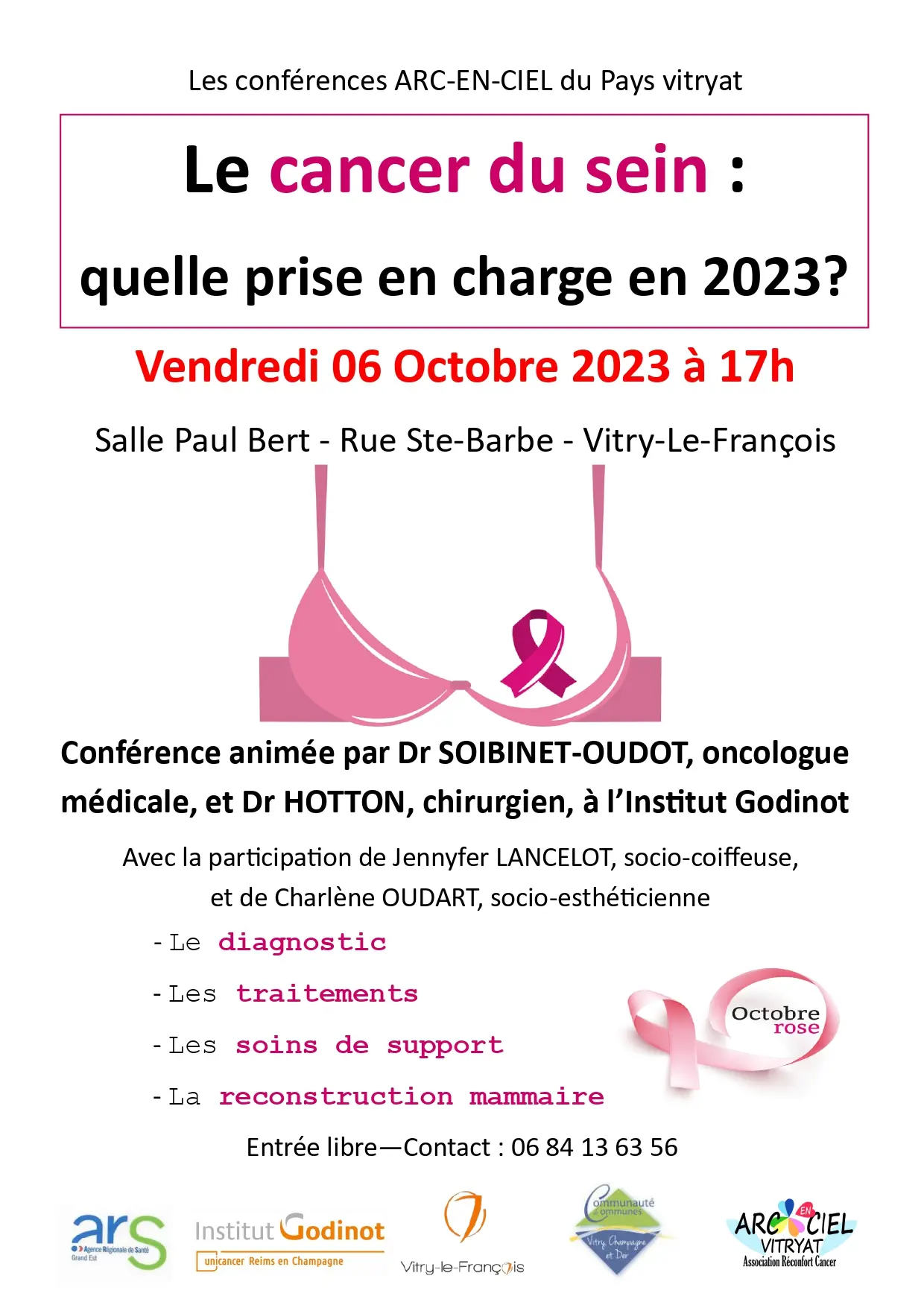 Conférence cancer du sein ARC EN CIEL