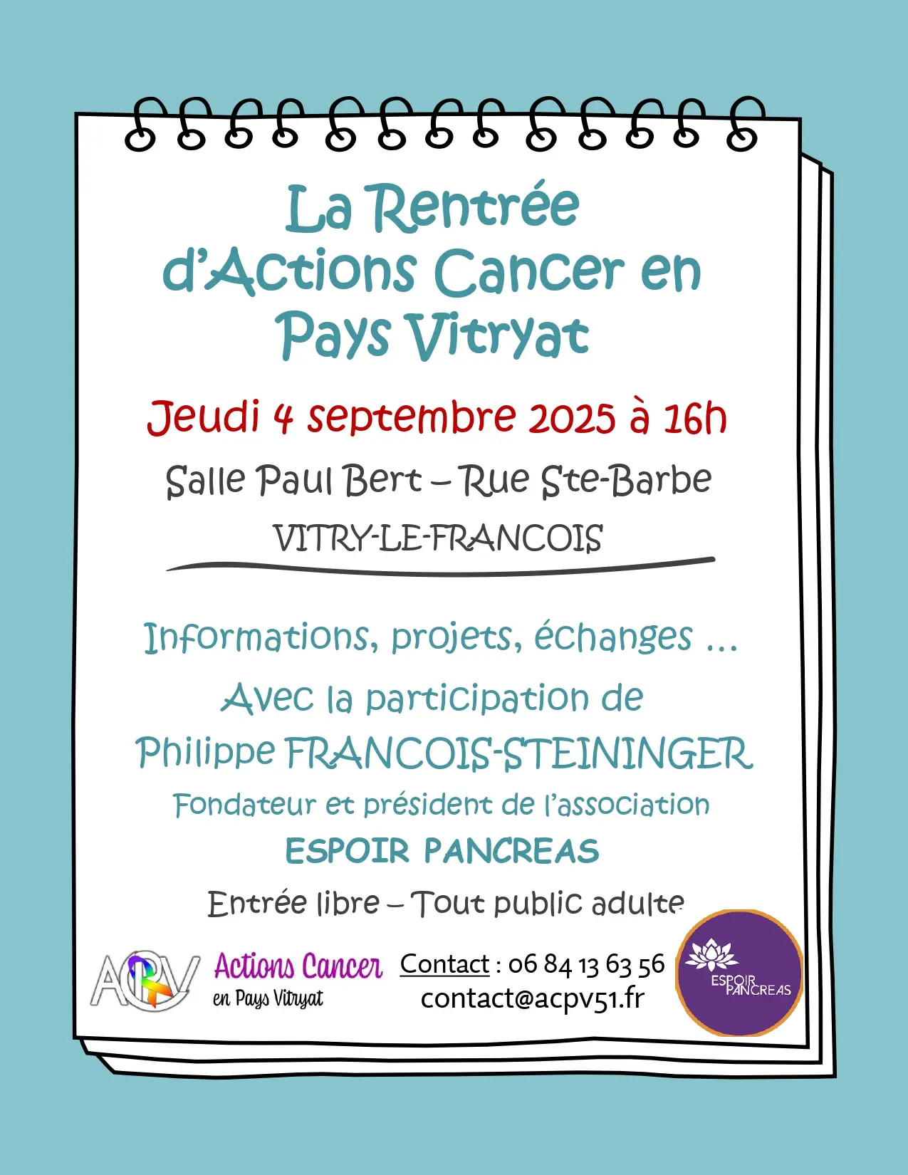 ACPV rentrée