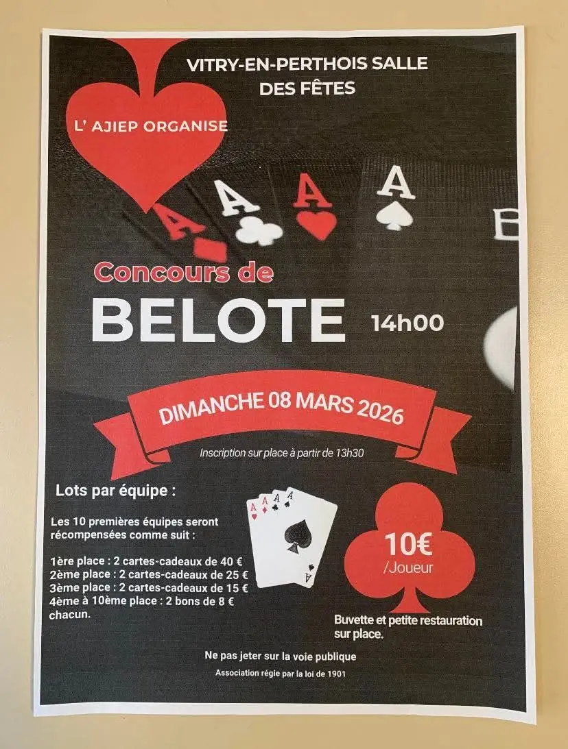 Concours BELOTE - AJIEP
