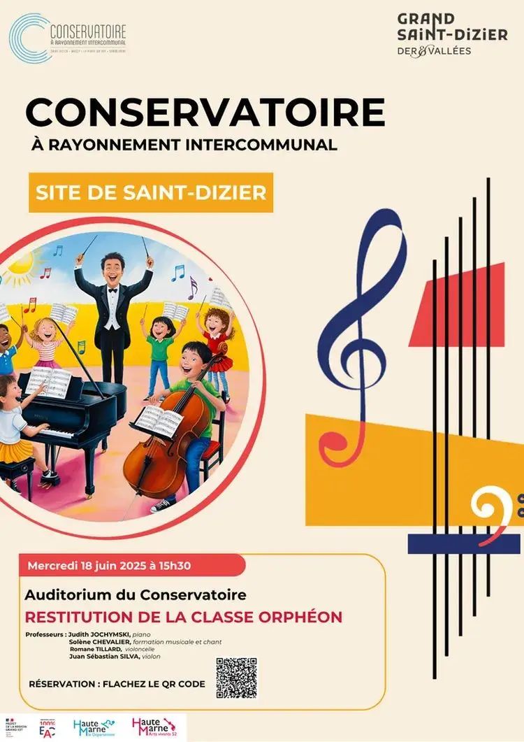Spectacle de la restitution de la classe Orphéon