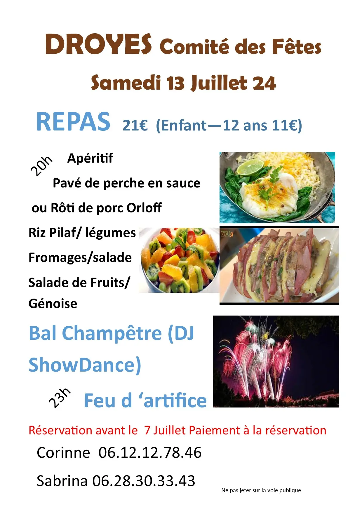 Droyes 13 juillet