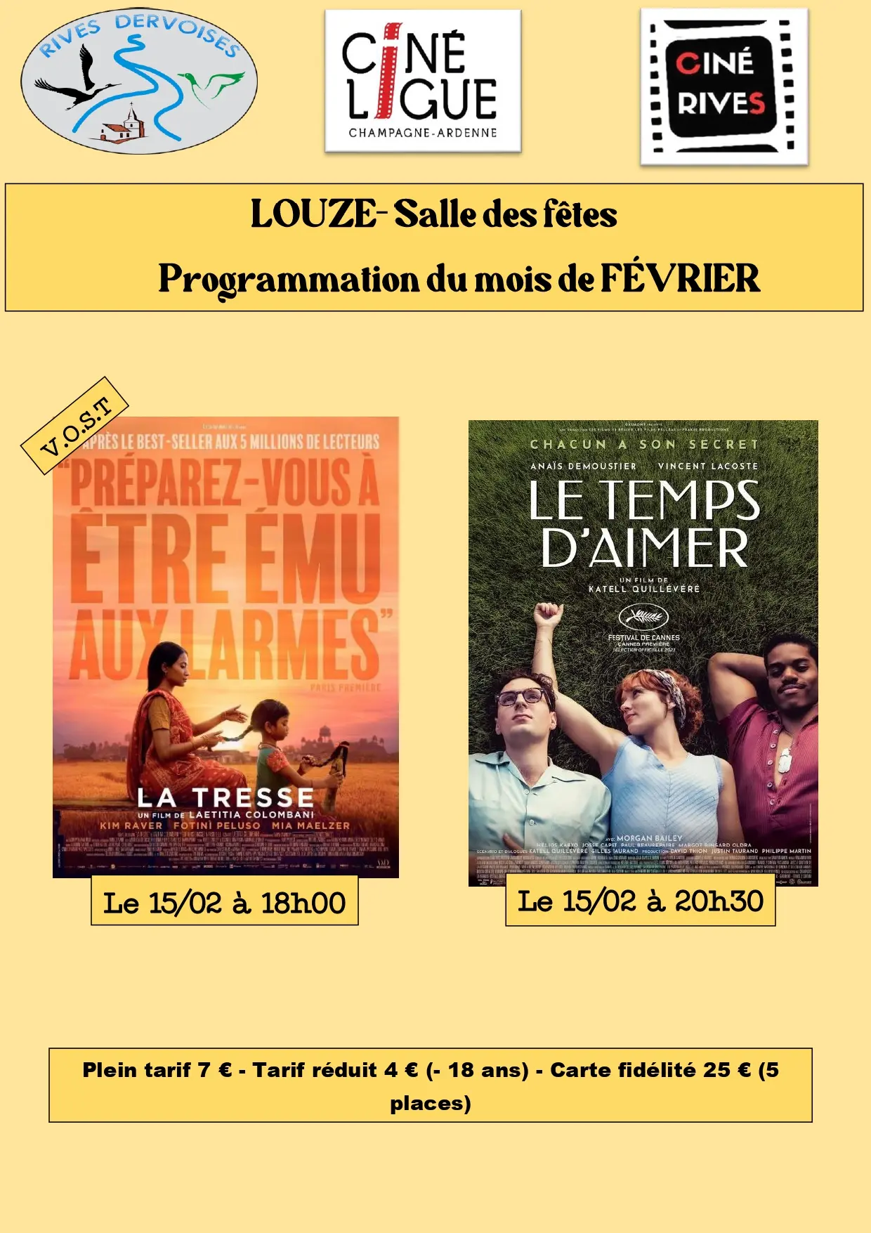 CINE LIGUE FEVRIER