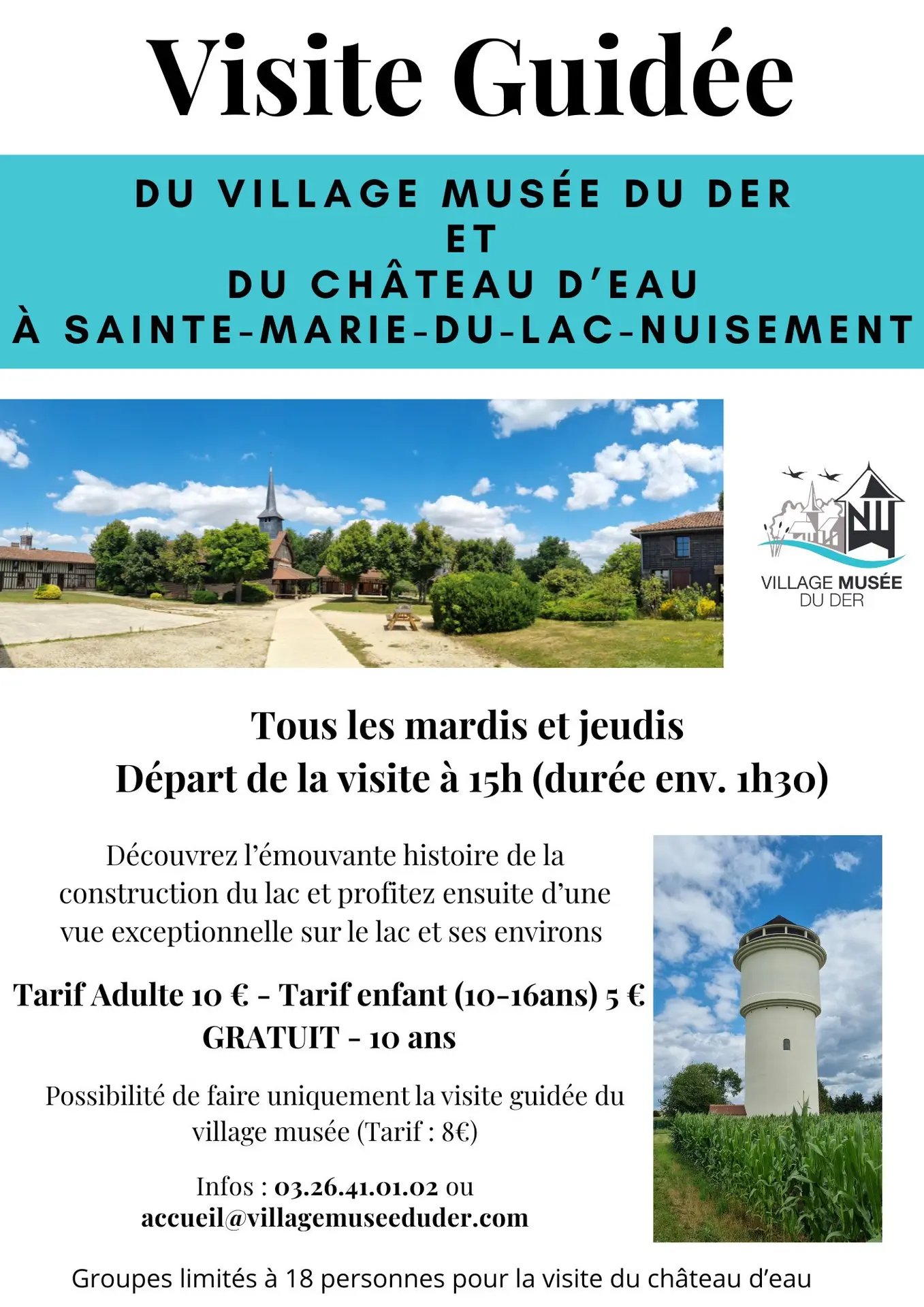Visite guidée Musée + Château d'eau - 1