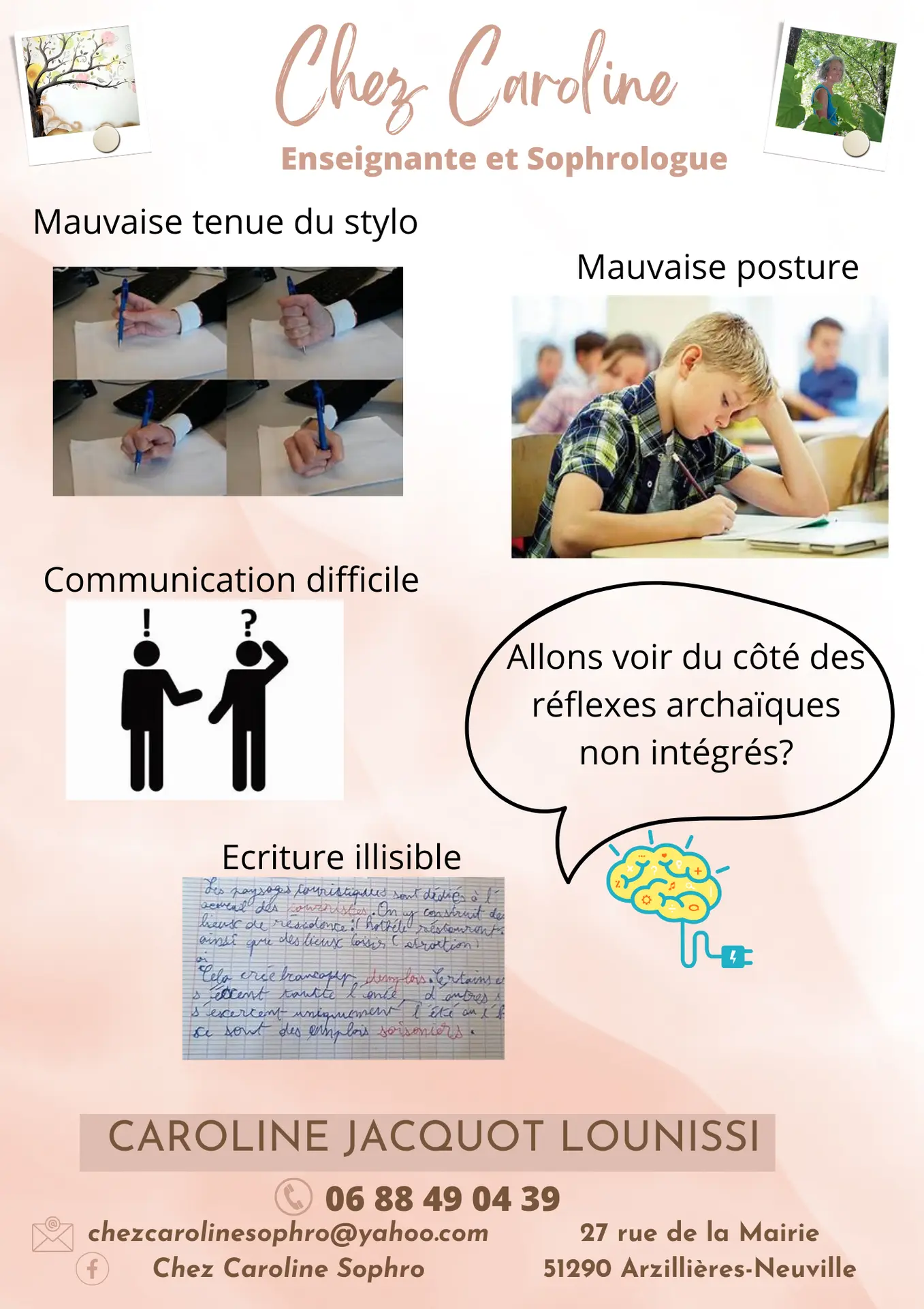 Copie de Light Brown Simple Feminine Minimal Beauty Salon Flyer - 4