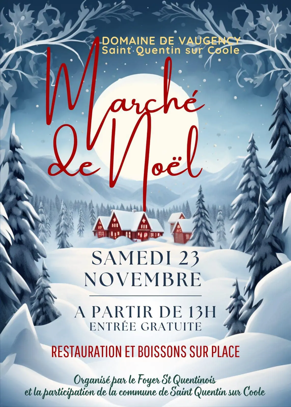 Marché de Noël Domaine Vaugency