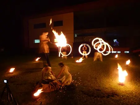 Spectacle de feu