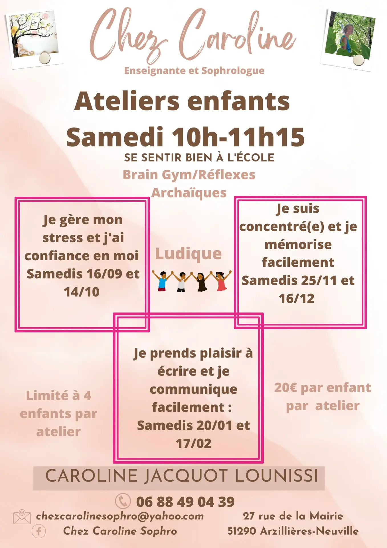 flyer atelier enfants