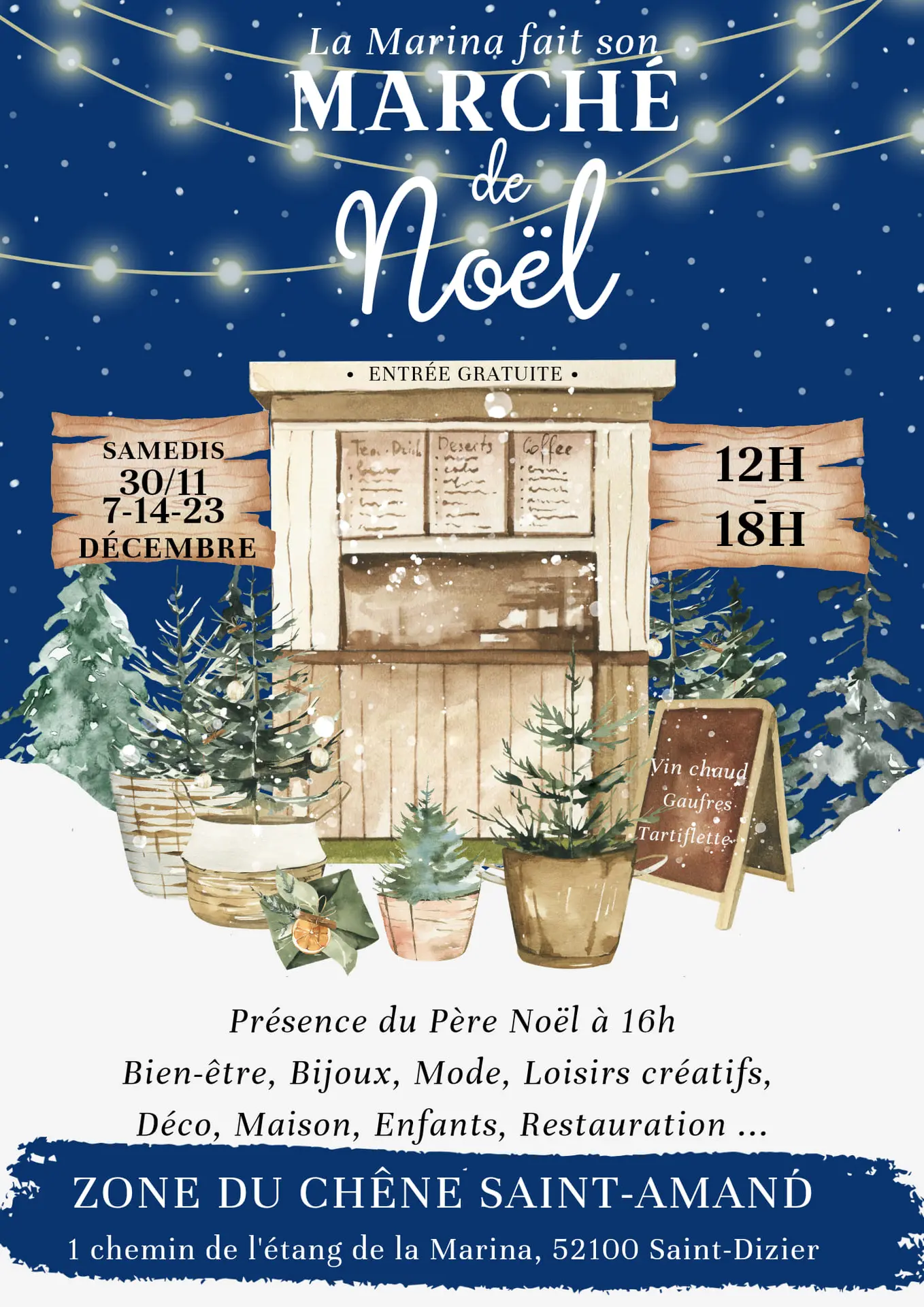 marché noël La marina