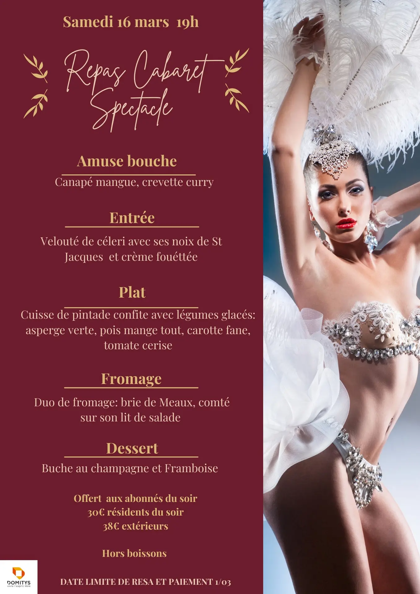 repas cabaret