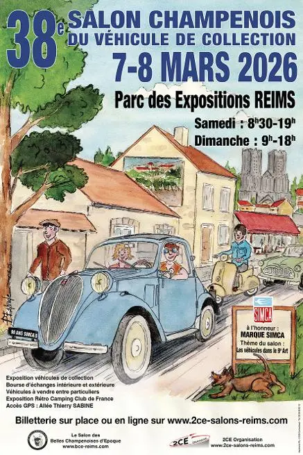 salon vehicule ancien