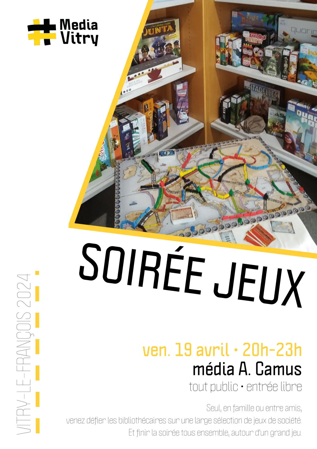 SOIREE JEUX MEDIATHEQUE