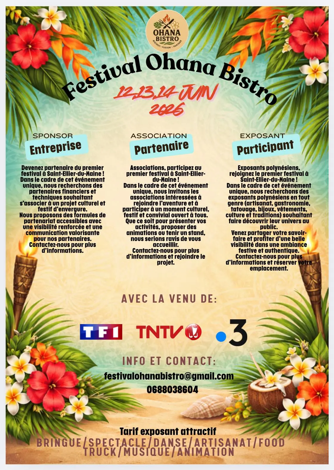 202606 Festival polynésien Ohana Bistro Saint-Ellier-du-Maine