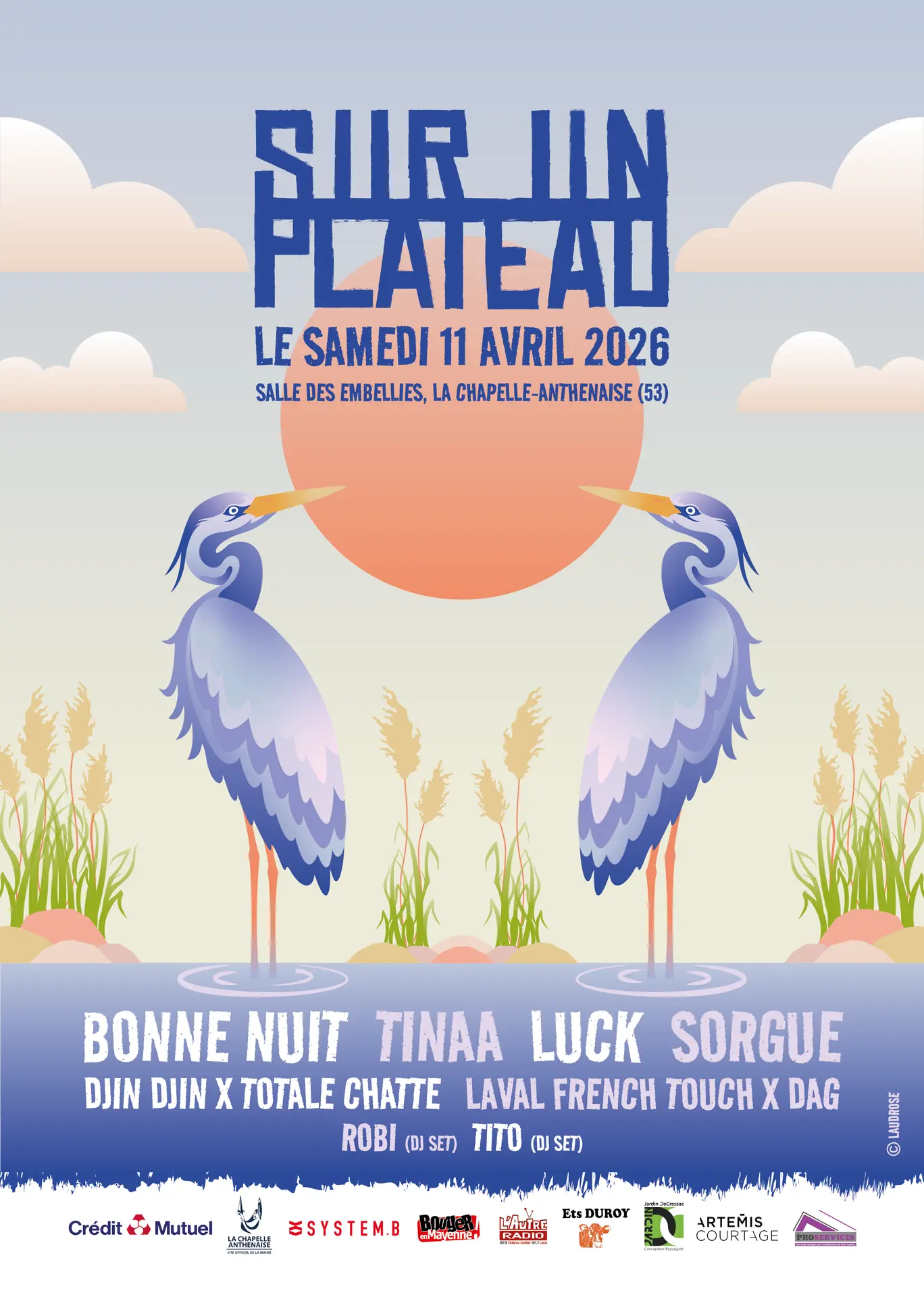 Affiche Festival Sur un Plateau
