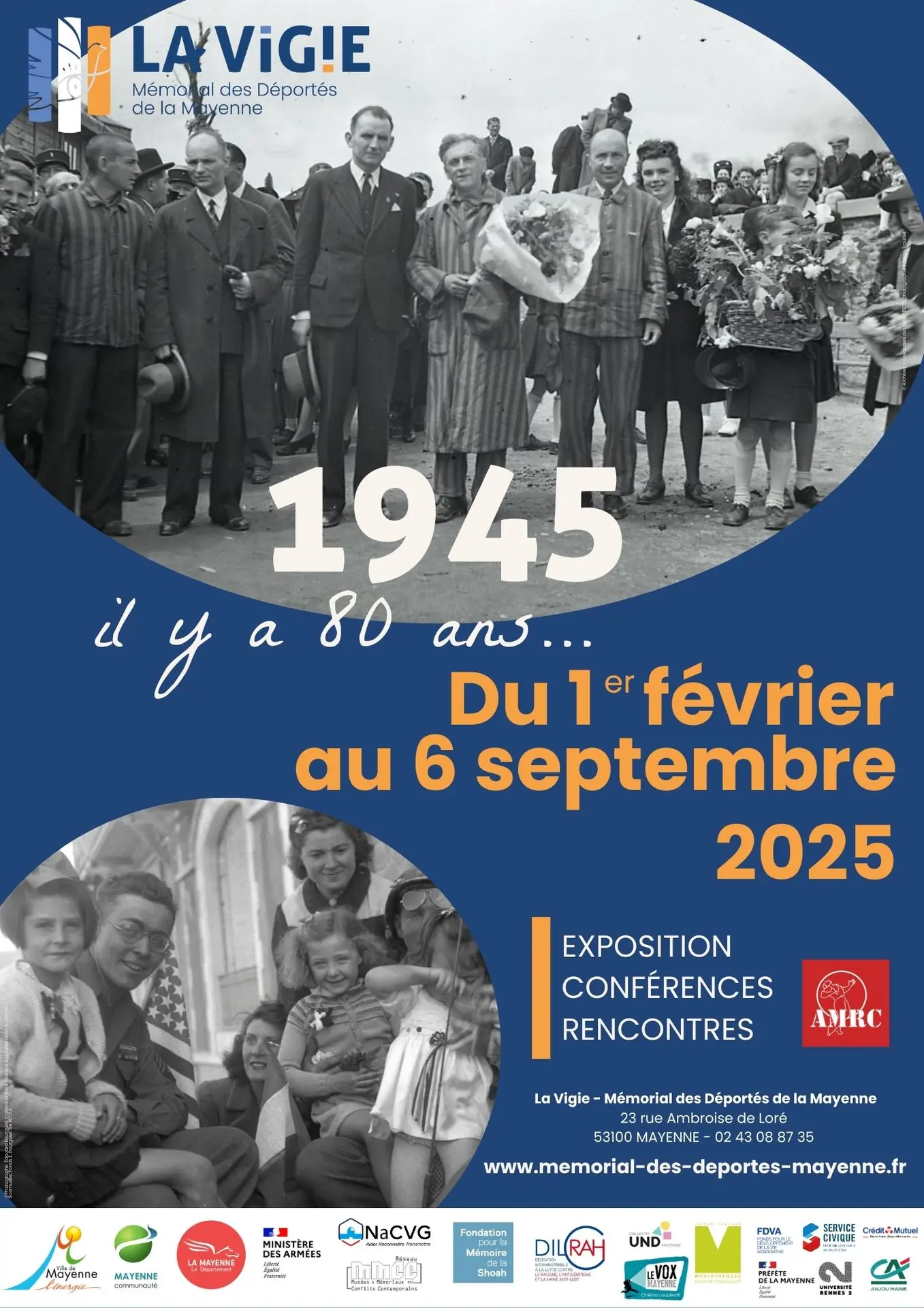 Affiche Exposition 1944-1945, la fin de la guerre …