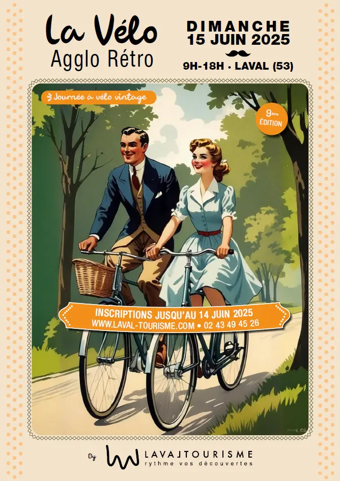 Vélo Agglor Rétro Affiche