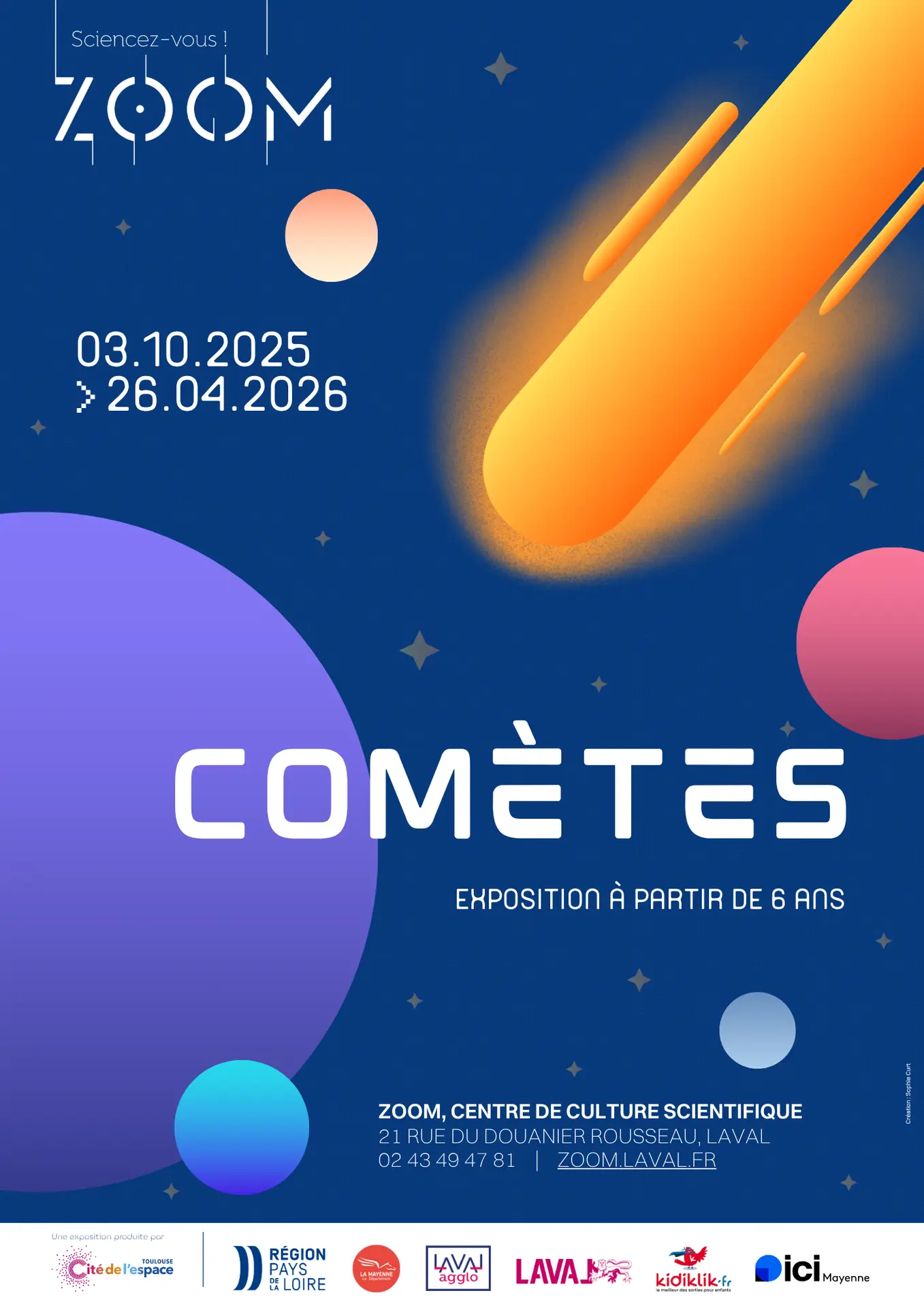 Comètes - affiche