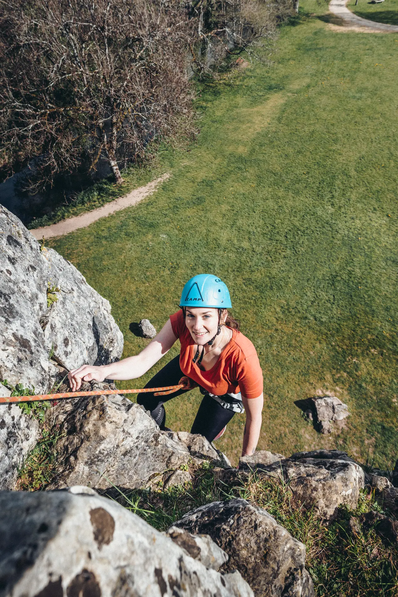 Escalade_au_canyon_de_Saulges-CP-Mathieu_Lassalle_-_French_Wanderers_-_Mayenne_Tourisme