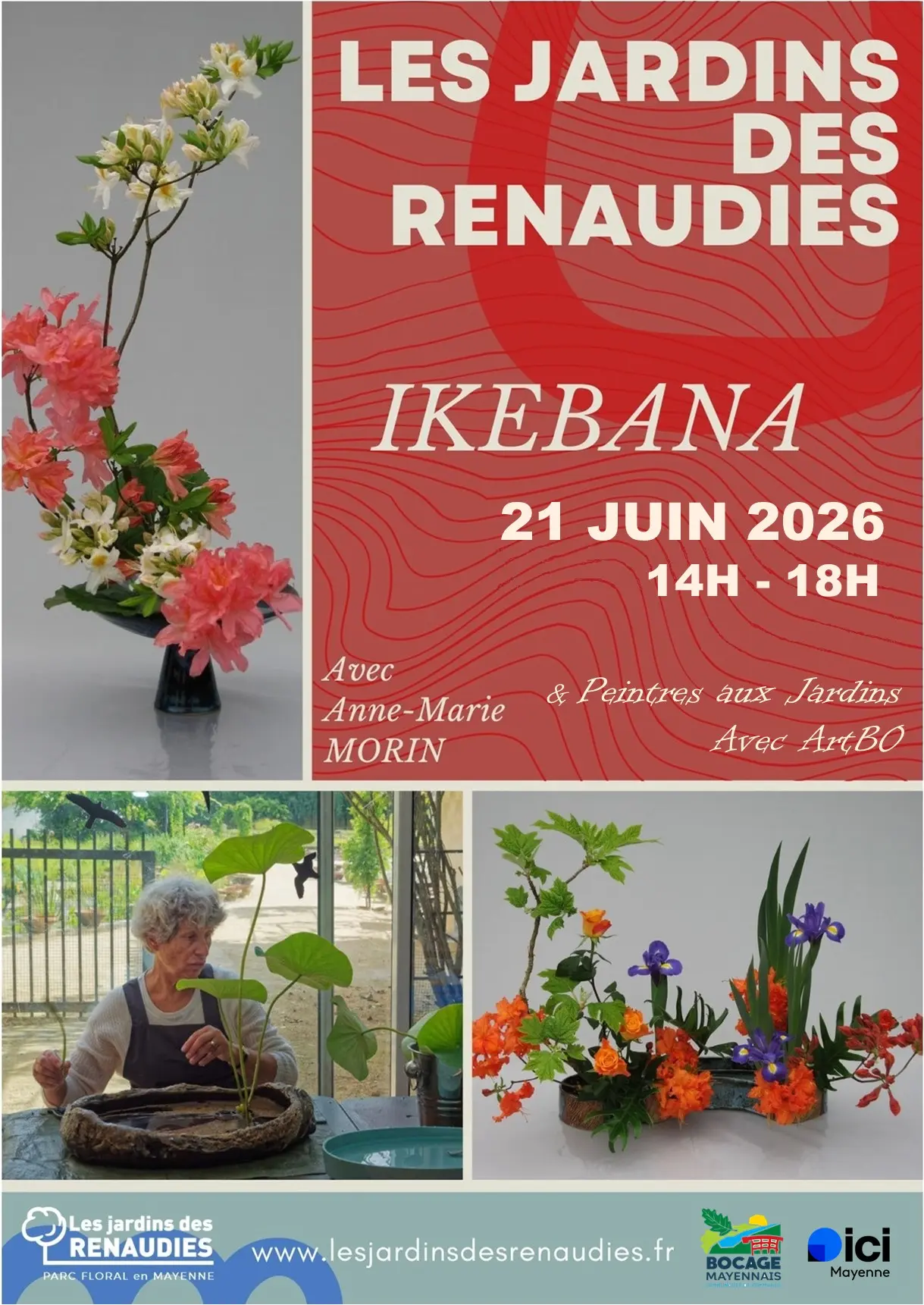 Les Jardins des Renaudies - IKEBANA - 21 JUIN 2026
