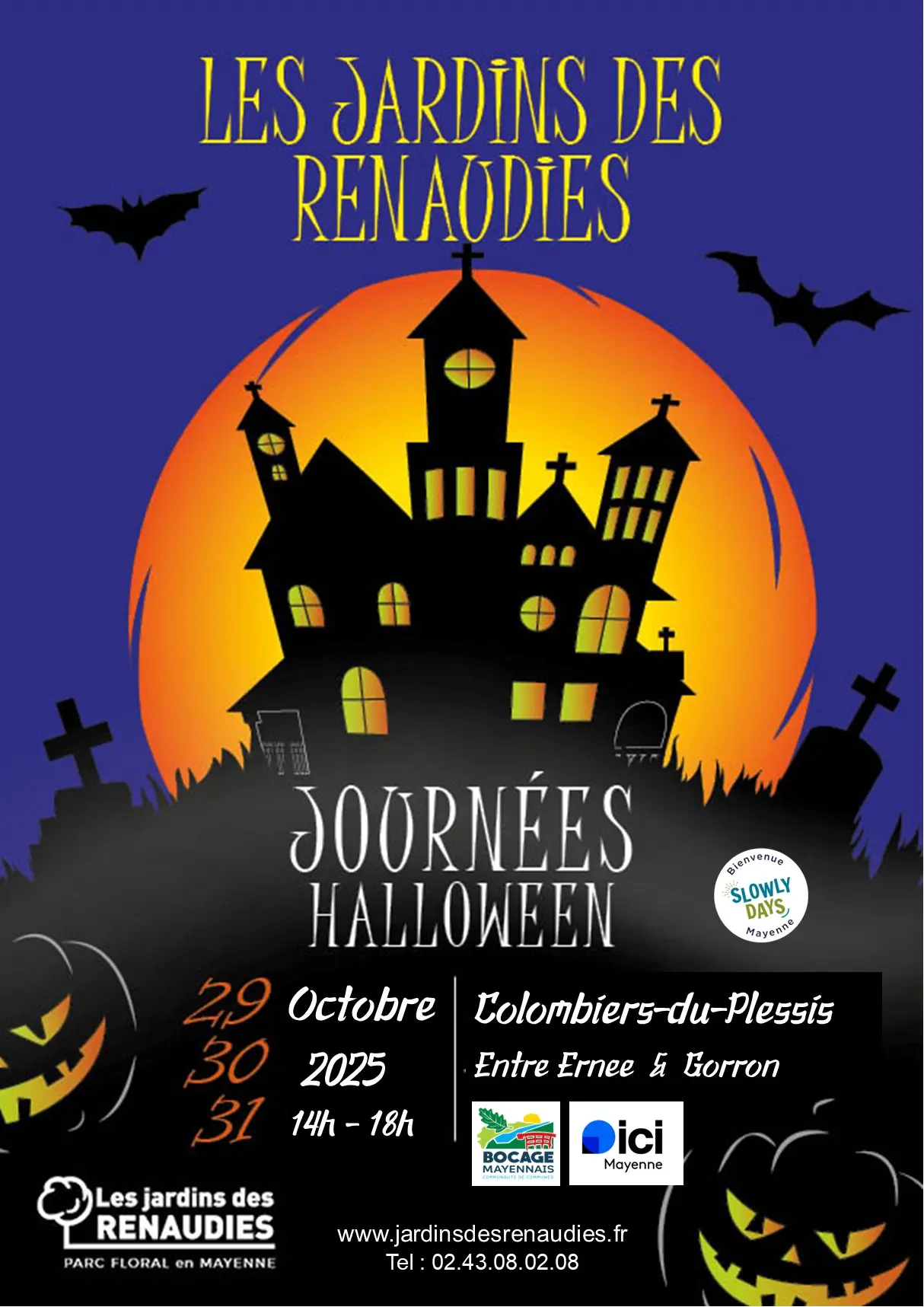 Les Jardins des Renaudies - Journées HALLOWEEN - 293031 Octobre 2025