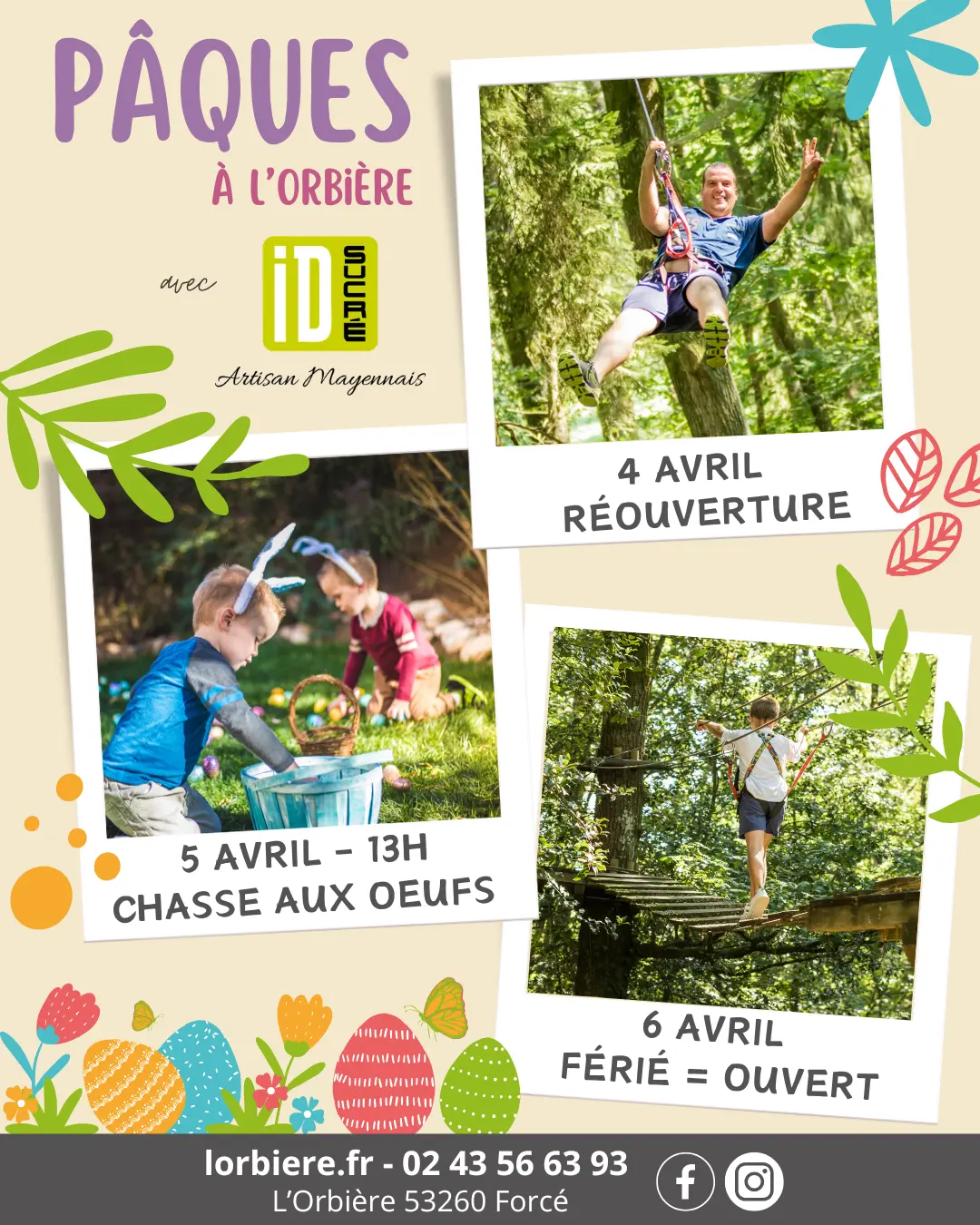 Affiche Pâques 2026