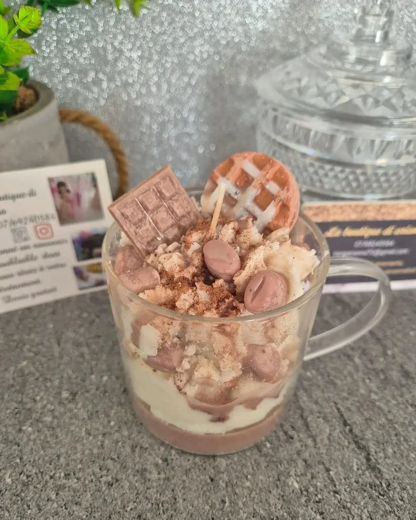 Bougie en cire de soja