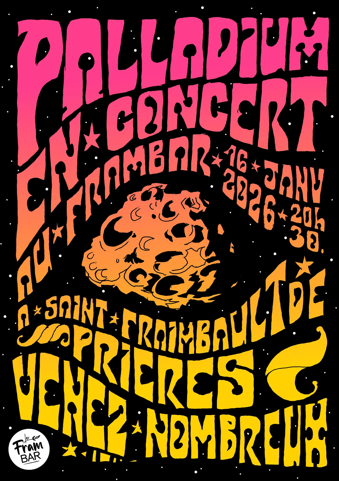 Palladuim au Fram'bar