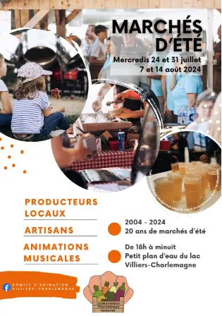 marché d'été villiers charlemagne