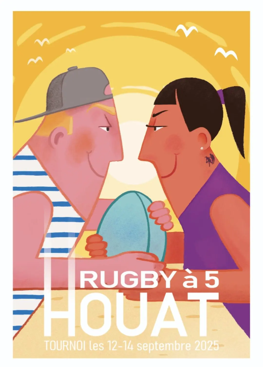 Tournoi Rugby à 5 île de Houat