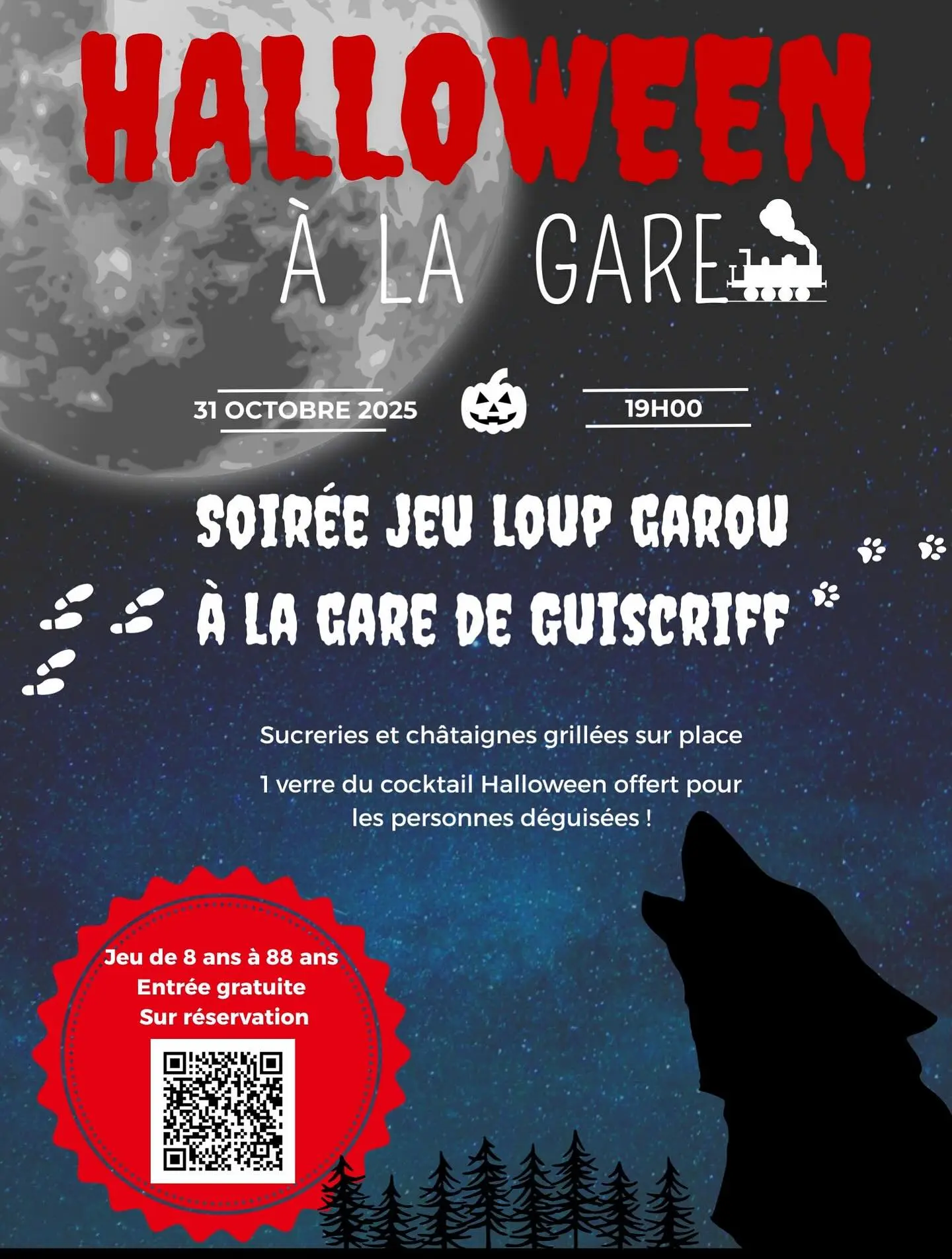 Halloween à la gare