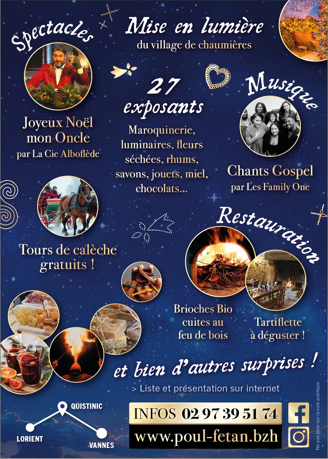 Programme Noël dans les chaumières