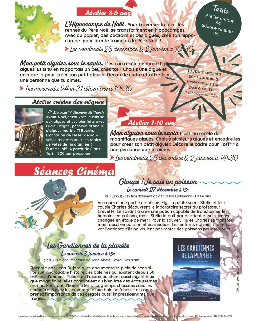 Programme Noël à Ostréapolis