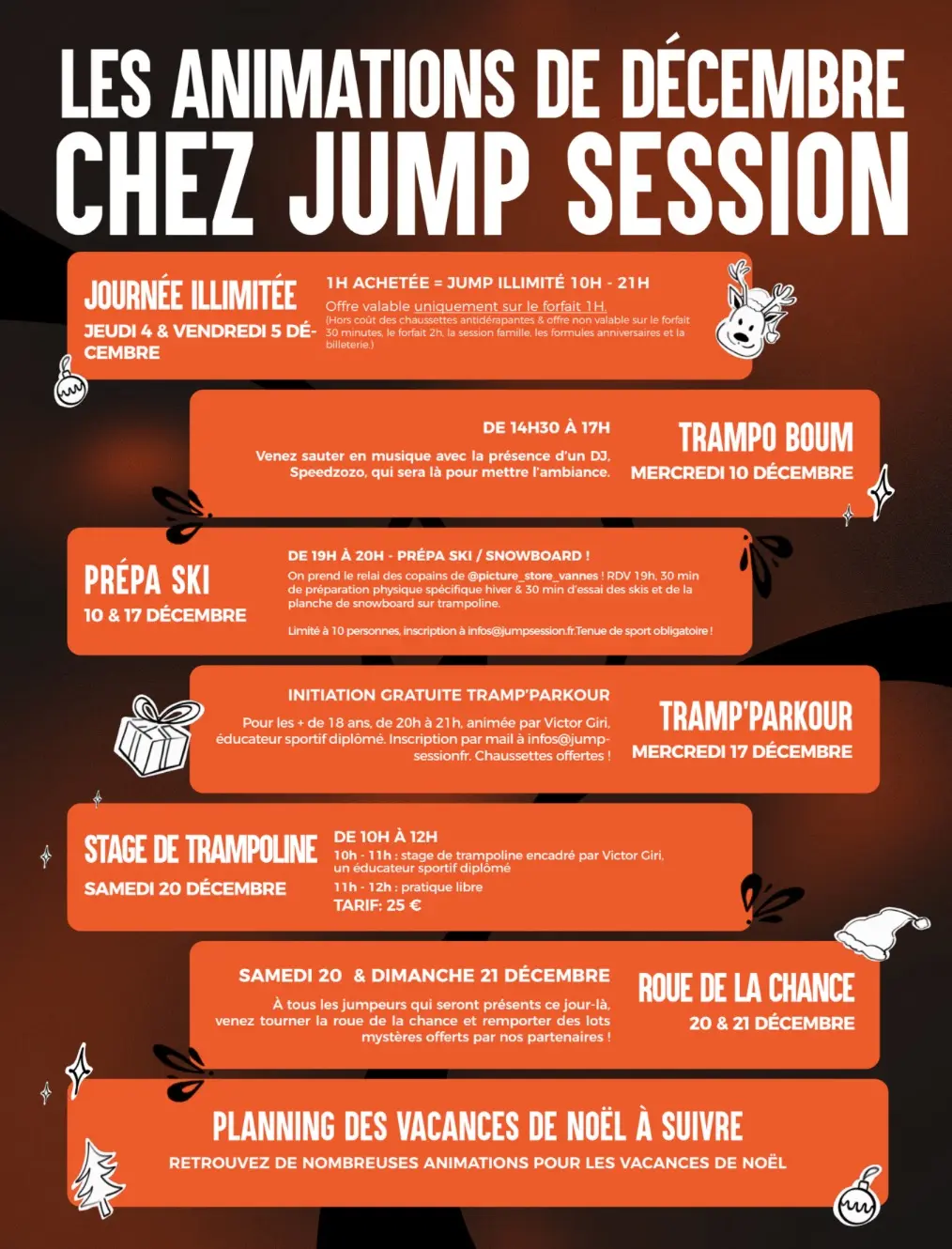 animations de décembre