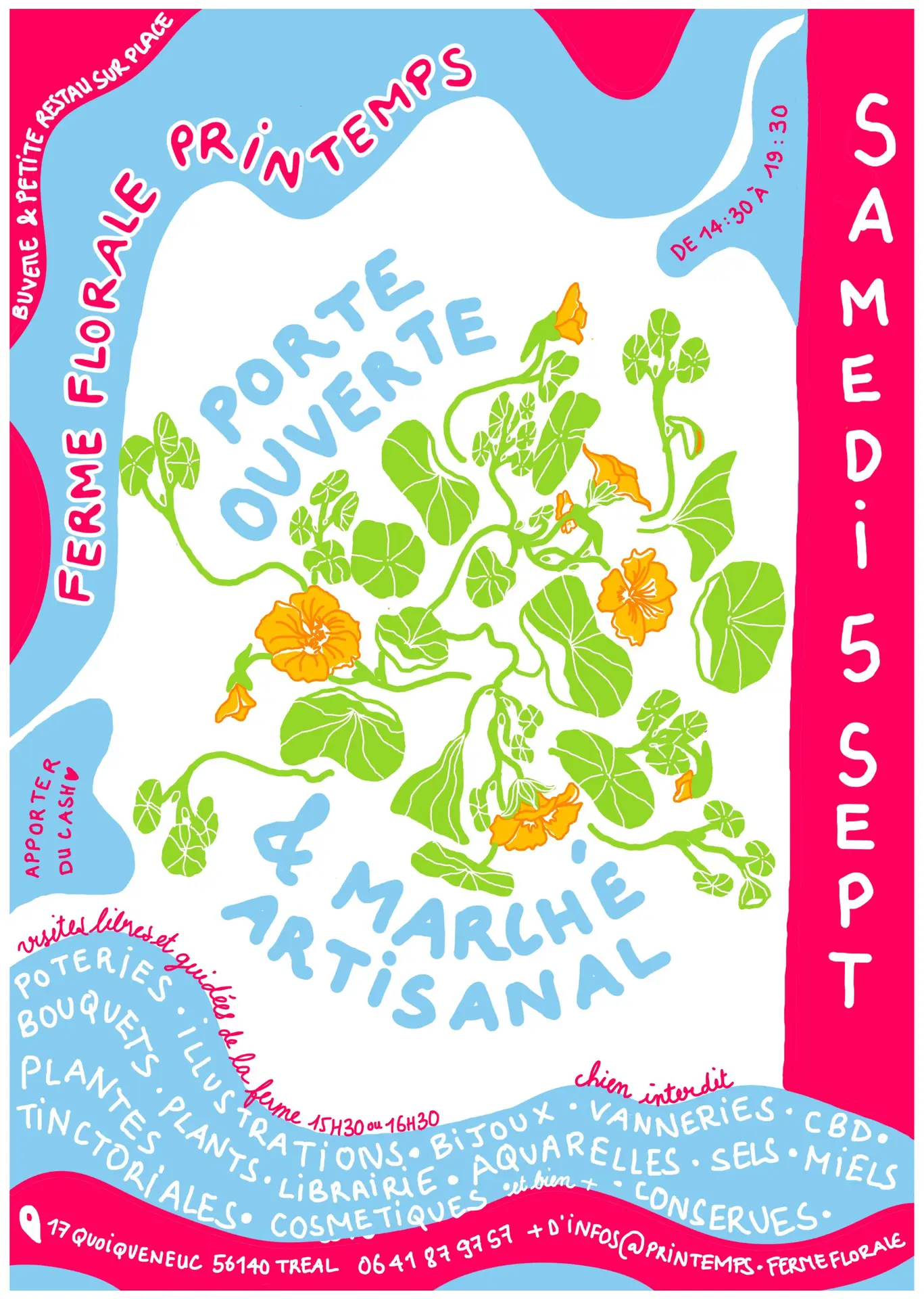Affiche porte ouverte