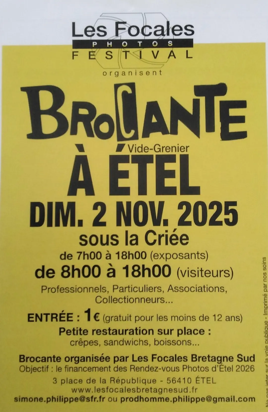 Brocante des focales