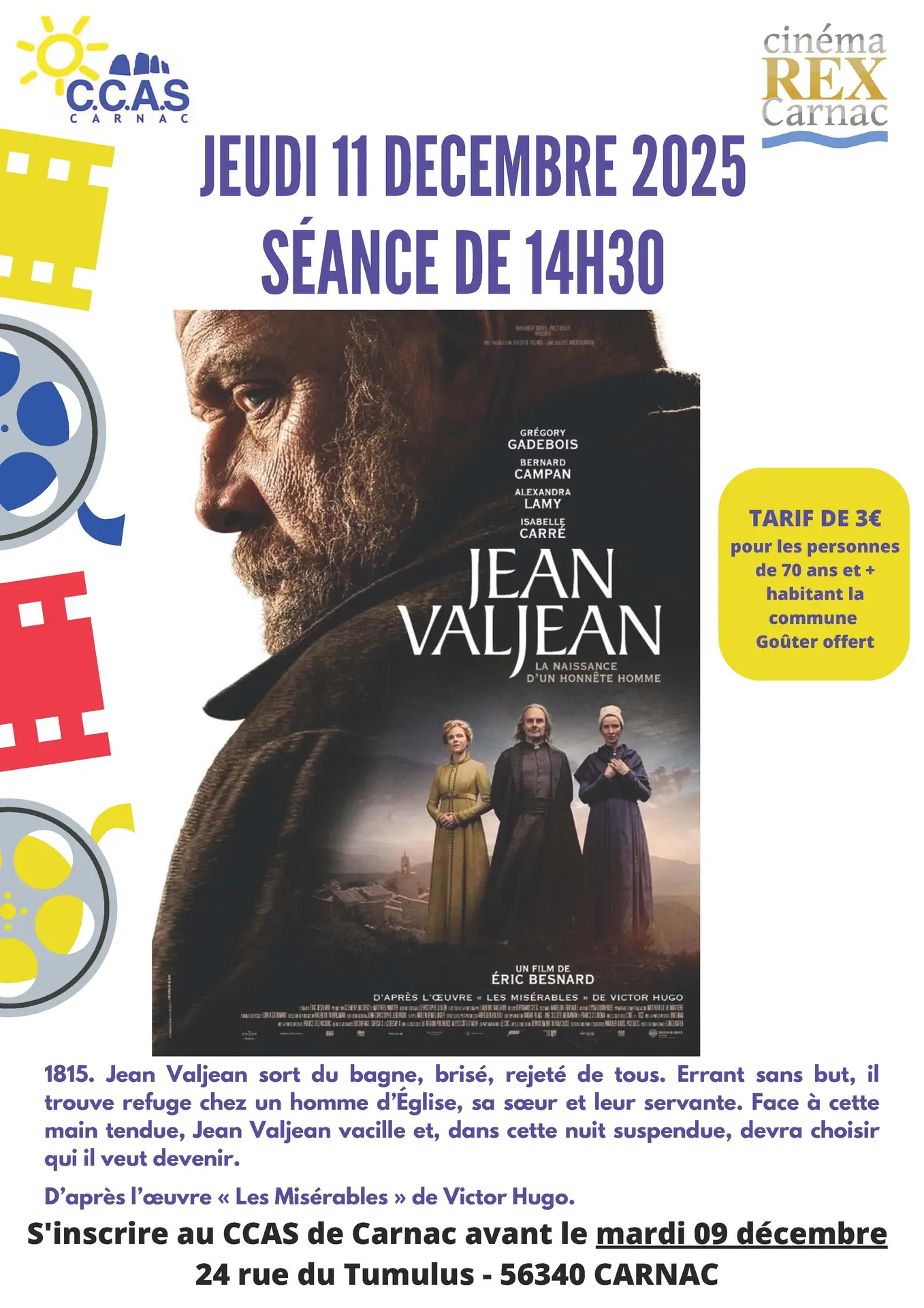 11 déc_affiche cinéma _Carnac