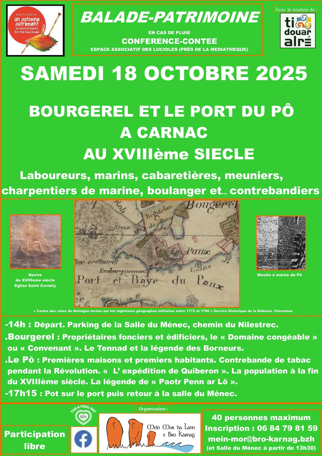 18 octobre - balade patrimoine - CARNAC