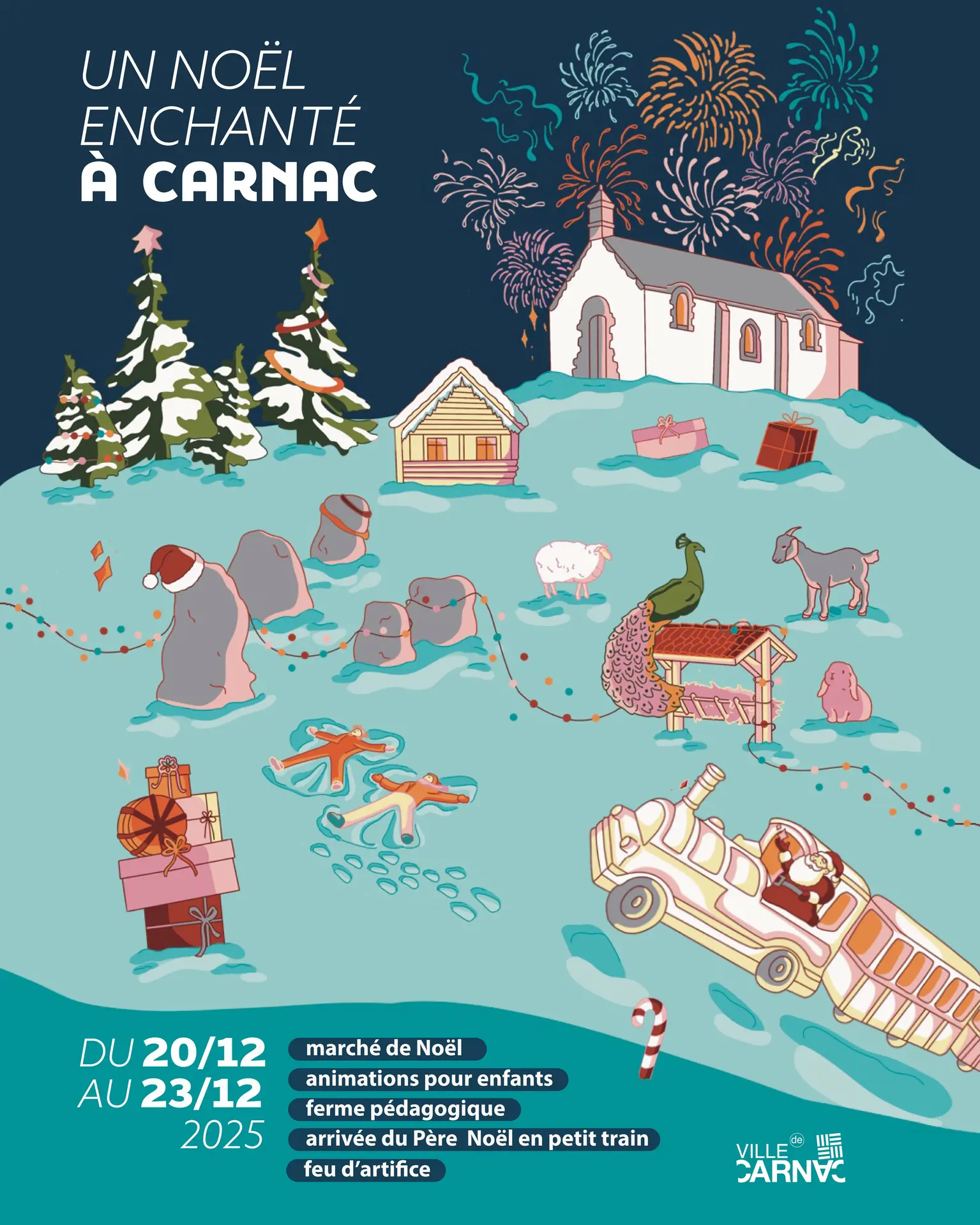 20-23 dec__affiche Un noel enchanté à Carnac