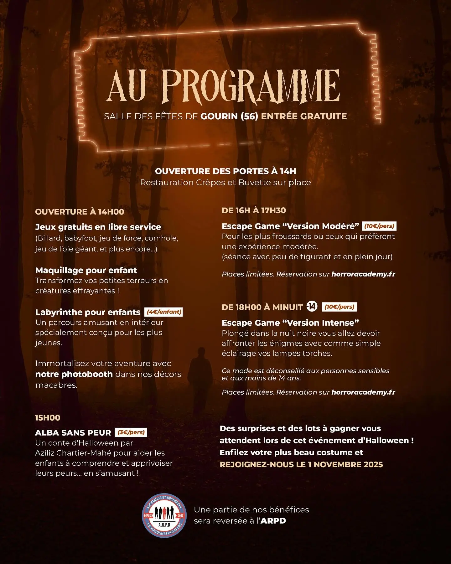 2025_Novembre_Gourin_Horror_Accademy_Programme