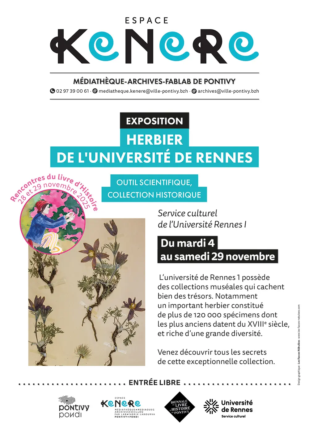 Exposition Herbier de l'Université Rennes 1