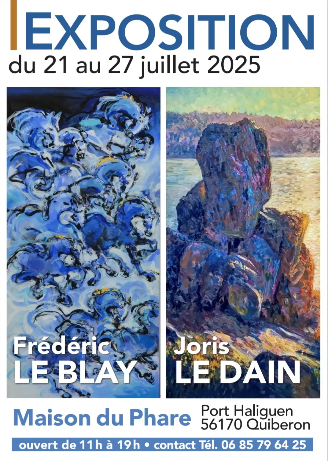 25.07.21 F. Le Blay er J. Le Dain - Peintures