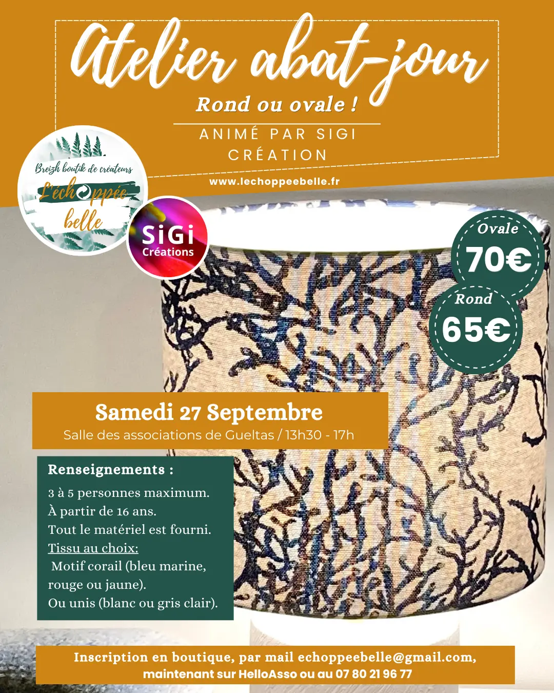 Atelier abat-jour