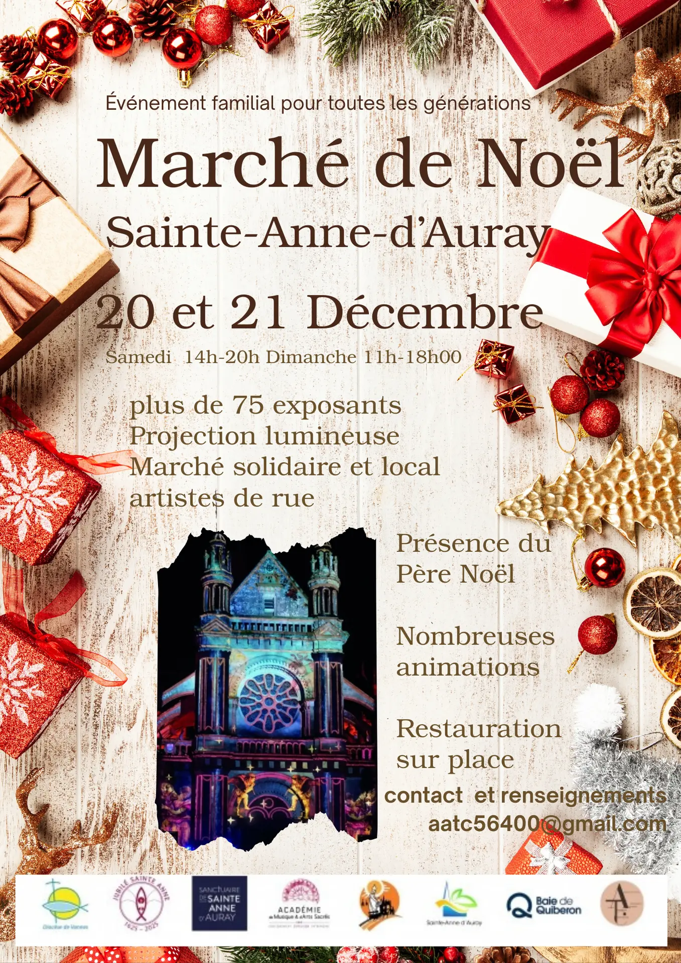 Marché de Noël de Ste Anne d'Auray