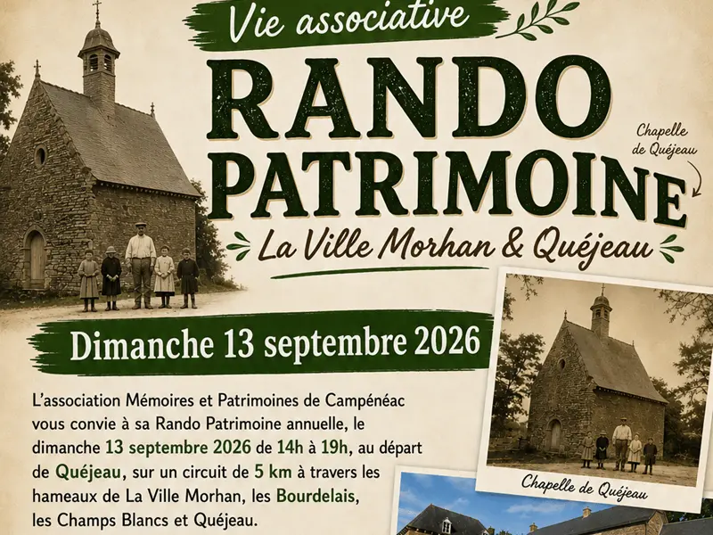 Rando patrimoine - Campénéac - Destination Brocéliande